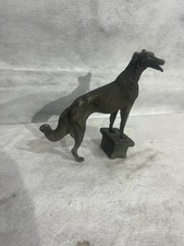 Scultura in antimonio / Liveriero in stile Liberty ( manca meta piede )