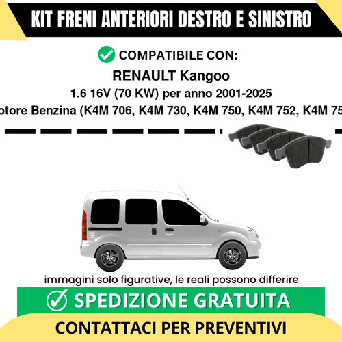 Pastiglie freno anteriori per - freno,