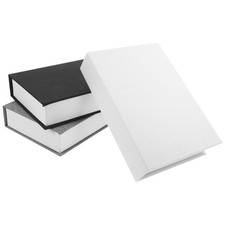  3 Pezzi Libri Finti in Lino