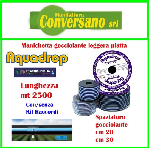 Manichetta gocciolante piatta - manichetta,