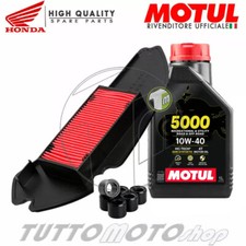 KIT TAGLIANDO HONDA  SH 150 2001 2002 2003 2004 OLIO MOTUL FILTRO RULLI SH150