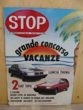 Insegna Stop settimanale con