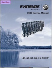 2010 Evinrude E-tec 40 50 60