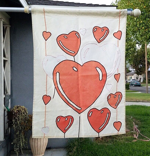 Bandiera lati cuori amore - lati, d'amore