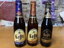 Set bittiglie birra Leffe da collezione sigillate