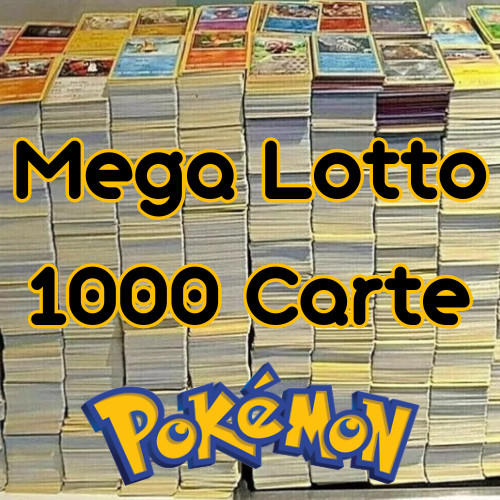1000 carte pokemon italiane - pokemon,