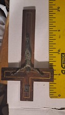 ANTICO Crocifisso in LEGNO CON