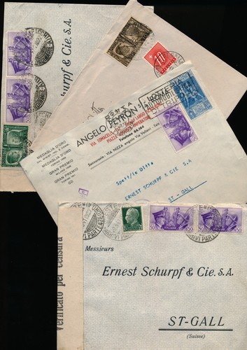 1941 italia storia postale - italia,