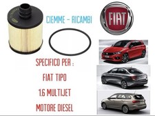 FIAT TIPO   2016 2024 SW 1.6 MULTIJET 16V DIESEL FILTRO OLIO NUOVO SPECIFICO