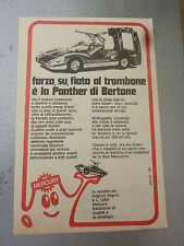 # ADVERTISING PUBBLICITA' MODELLO PANTHER DI BERTONE MERCURY /1969 VEDI ALTRE