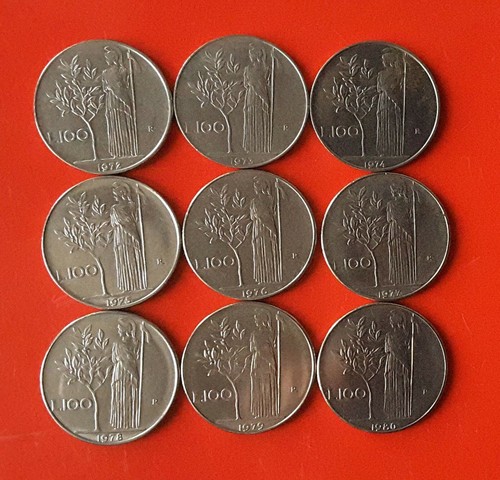 Monete 100 lire anni - da,