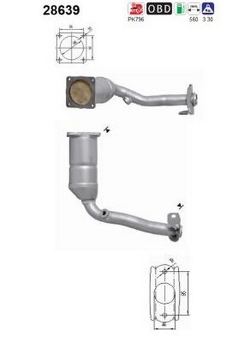 109 catalizzatore per - 80, cv