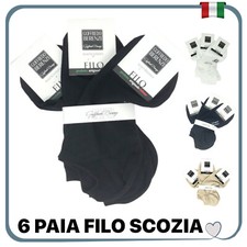 6 Calze Fantasmini Cotone FILO