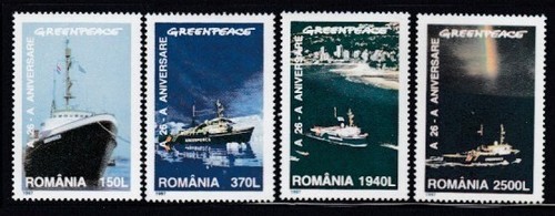 Romania greenpeace set mnh - romania,