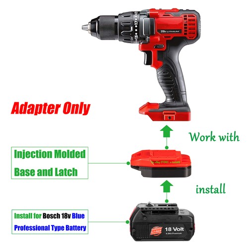 Adattatore per bosch 18v blu - 18v,