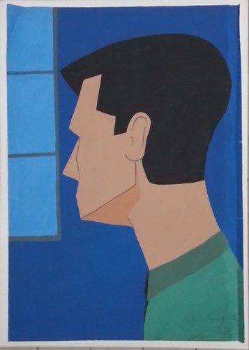 Leoni giuseppe dipinto vintage - dipinto,