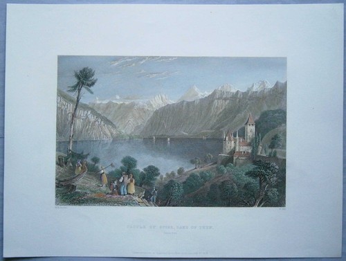 1835 stampa bartlett castello - 1835,