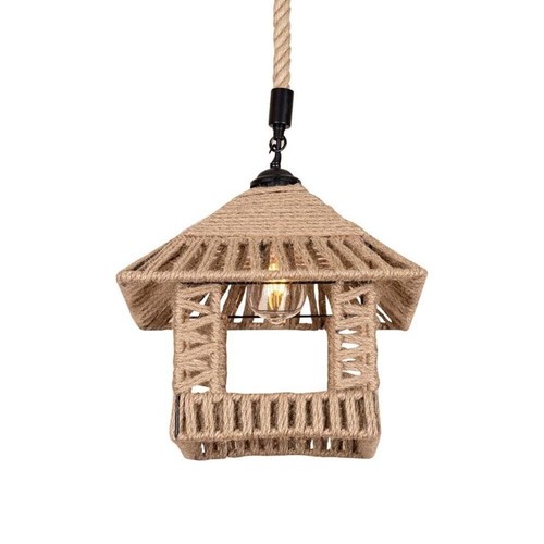 Lampadario sospensione corda - lampadario,