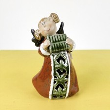 angioletto vintage natalizio in ceramica