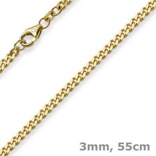 3mm Collana Catena Gourmette