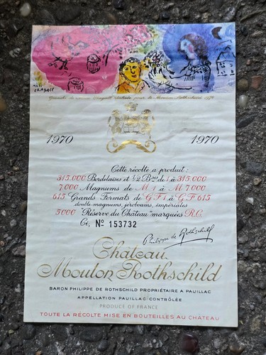 Etichetta chateau mouton - etichetta,
