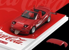 MAZDA MX-5 con Hardtop / Coca Cola - rosso - Cool Car 1:64