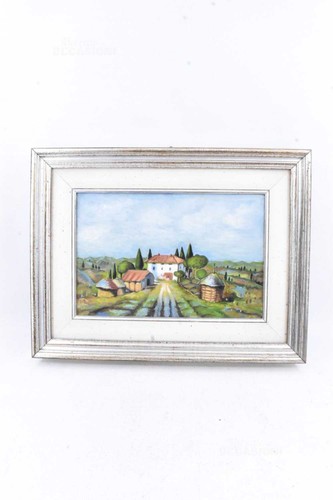 Quadro dipinto casa - quadro,