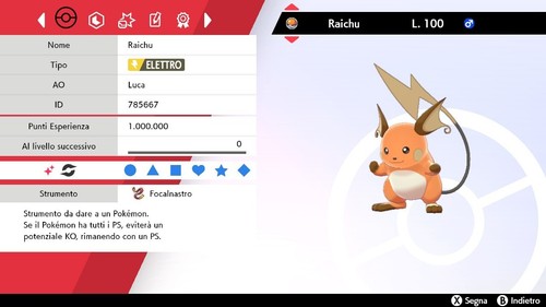 Raichu ultra shiny - shiny, battle