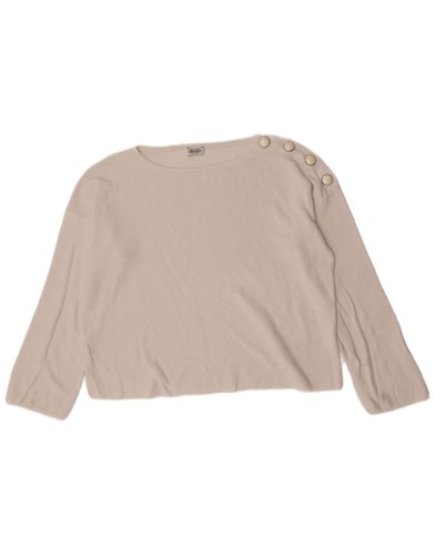 Top donna liu crop oversize - top,
