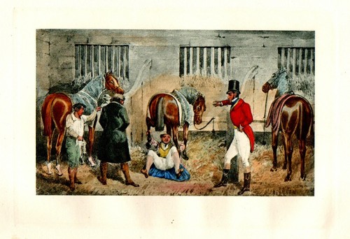 Antica incisione vittoriana - antica,