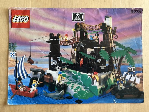 Lego 6273 rock island rifugio - rock,