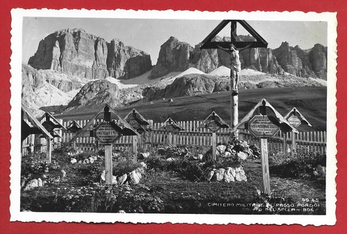 Cartolina italia cimitero - nv,