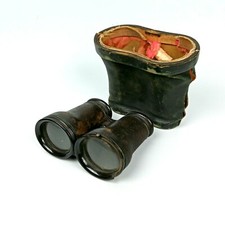 ANTICO BINOCOLO VINTAGE Teatro Opera OTTONE PELLE JUMELLE ELLIPTIQUE Francia 800