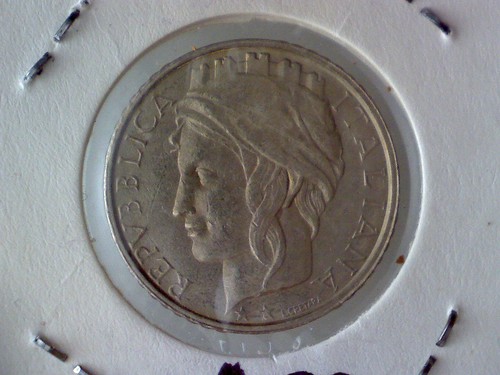 100 lire italia turrita - 100,