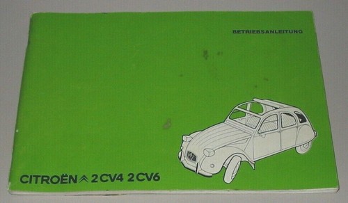 Betriebsanleitung citroen 2cv4 - betriebsanleitung,