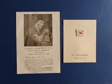 PAPA PIO X Santino con