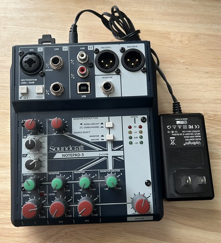 Soundcraft notepad mixer - soundcraft, notepad-5