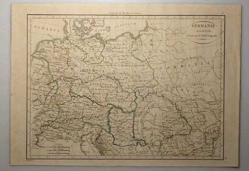 Antica carta geografica - antica,