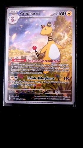Ampharos illustration rare - ampharos,