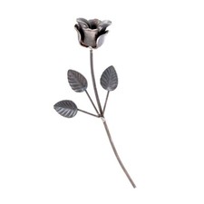 Rosa in ferro battuto rosetta per decoro scale cancelli decorazione art. 700/4