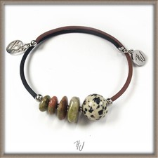 Bracciale con perla di giada