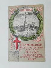 Cartolina Esposizione Oggetti