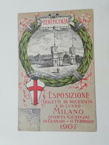 Cartolina esposizione oggetti - esposizione,