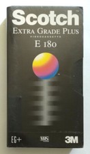 Vhs Scotch E 180 Extra Grade