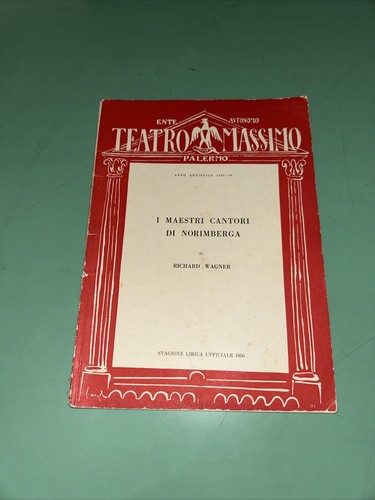 Maestri cantori di - i,