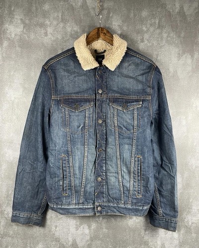 Gap denim giacca uomo blu - denim,