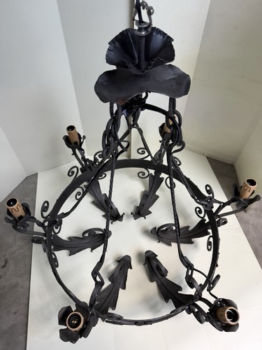 Coppia lampadari in ferro - ,