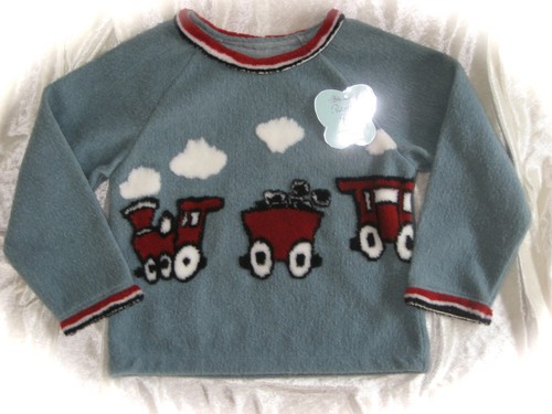 Maglione pile bambino fatto - pile,