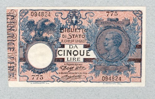 Italia lire 1904 bs20 - lire, gc.bs20