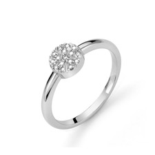 Anello donna miluna tondo - donna, in
